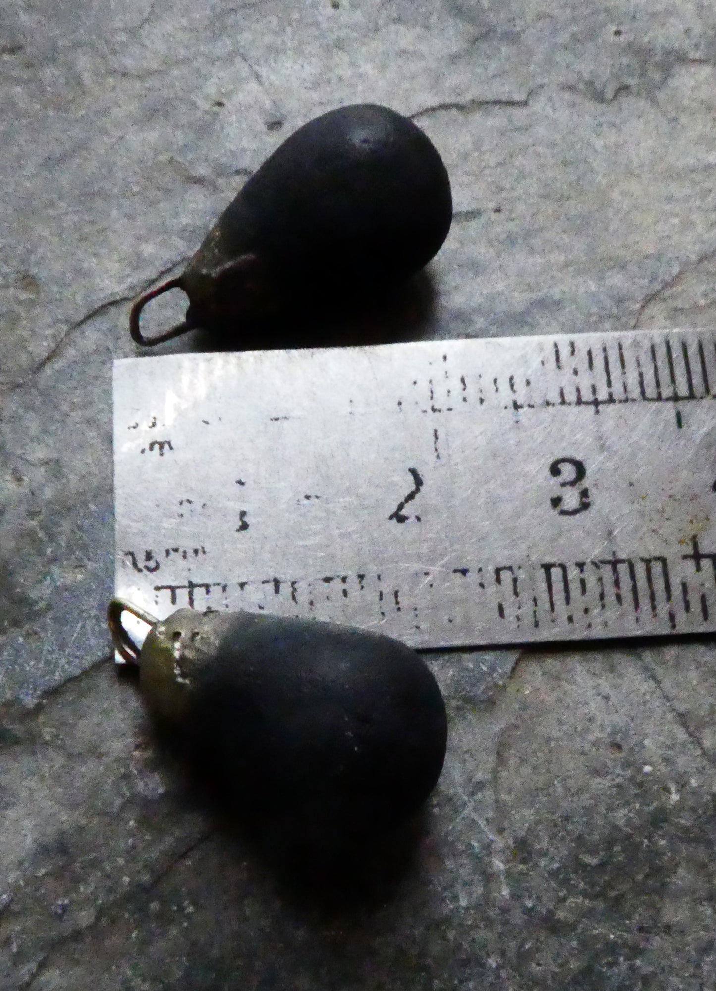 Ceramic Drops Earring Charms - Matte Black