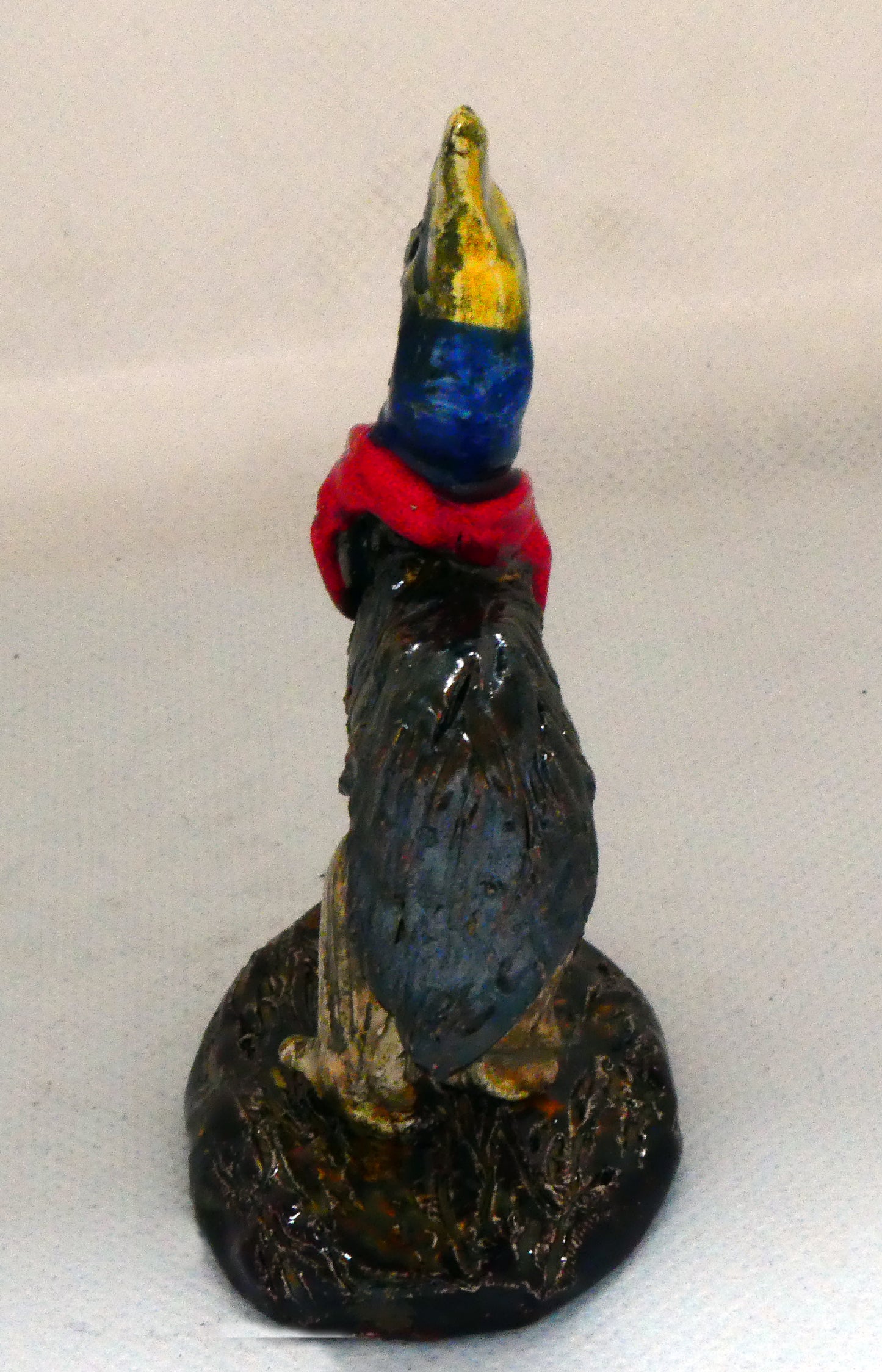 Ceramic Cassowary on Branch Ornament