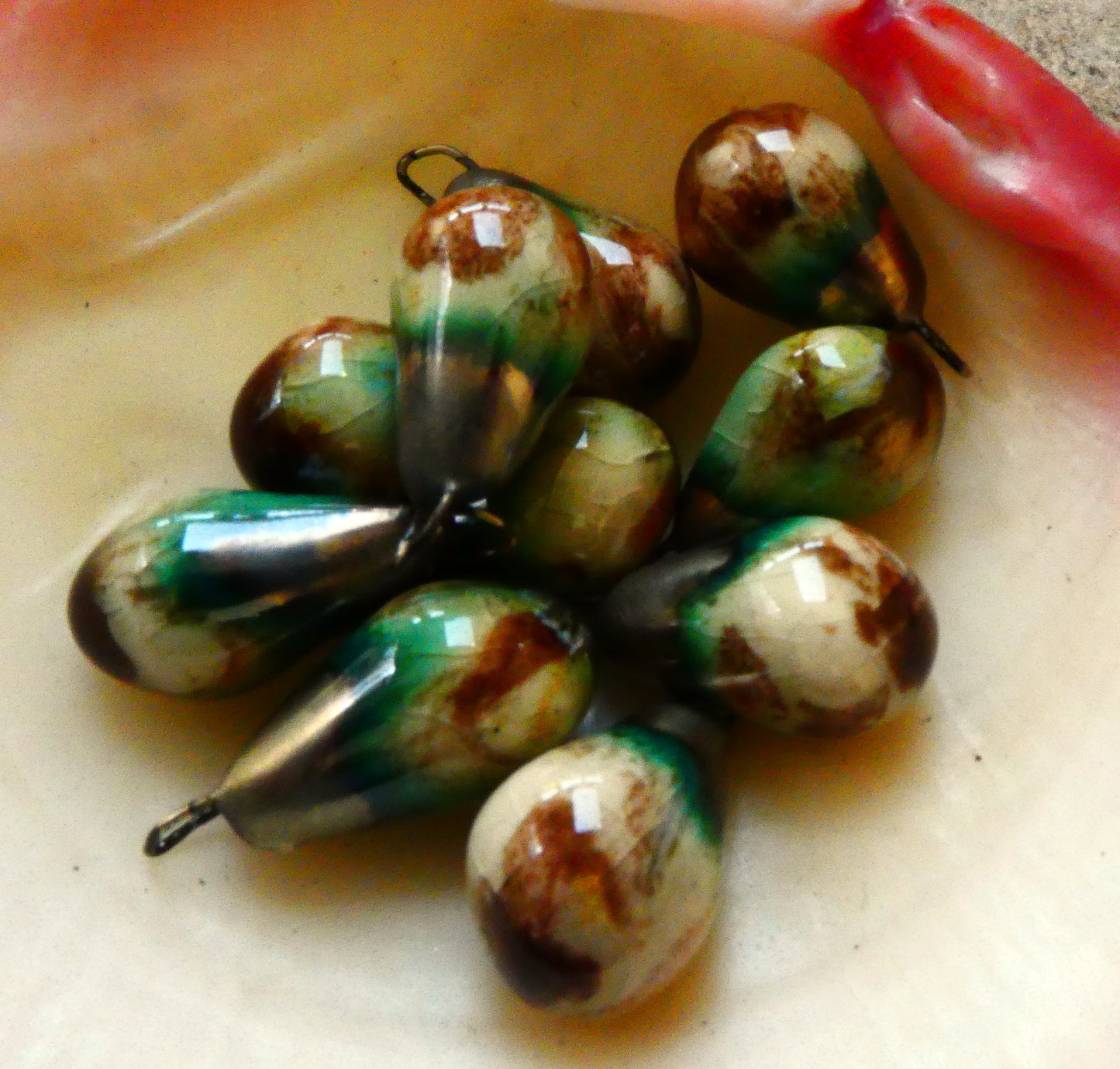 Ceramic Drops Earring Charms - Yadro