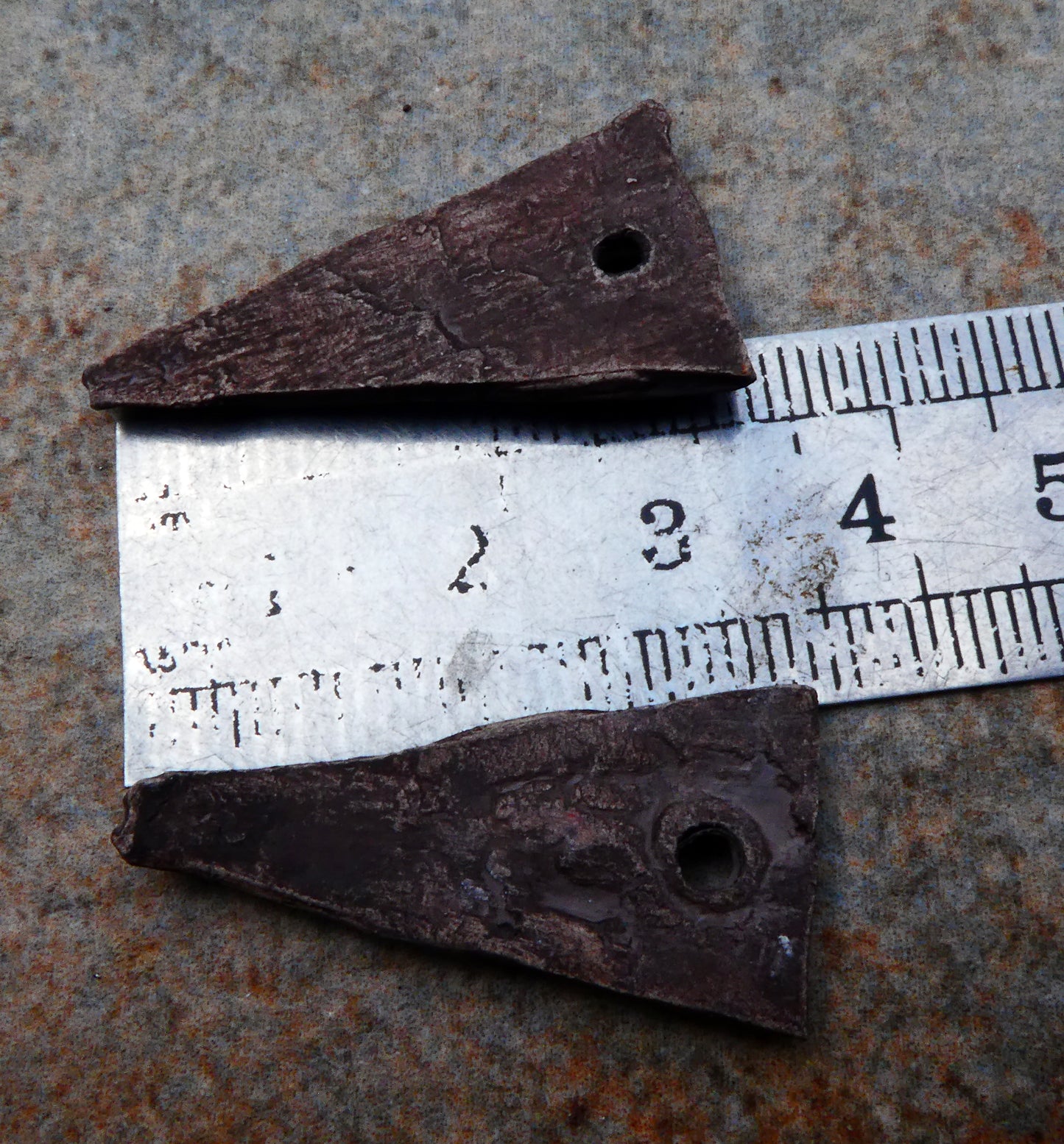 Ceramic Pointy Driftwood Shard Beads