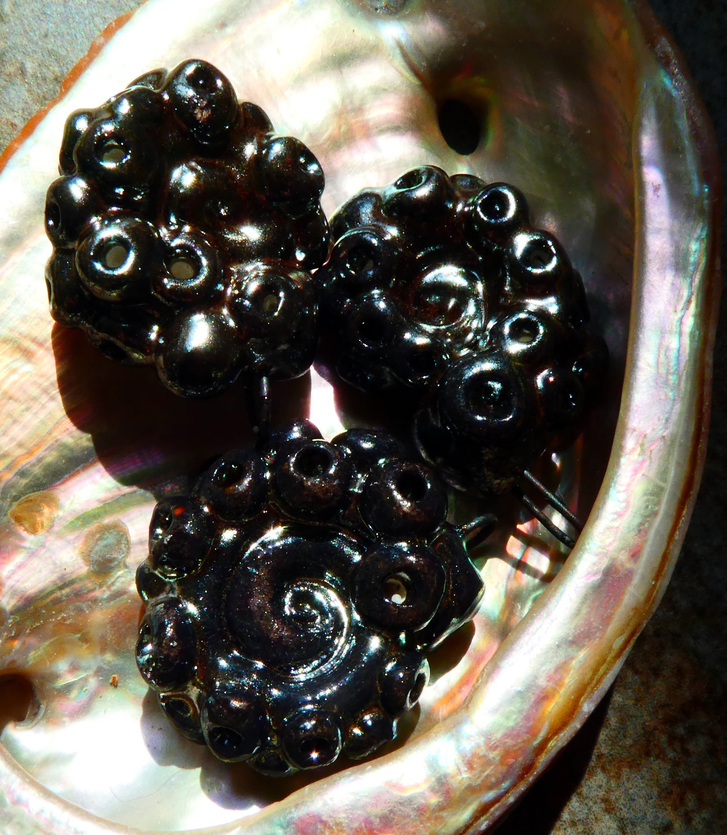 Ceramic Small Tentacle Pendant - Gloria