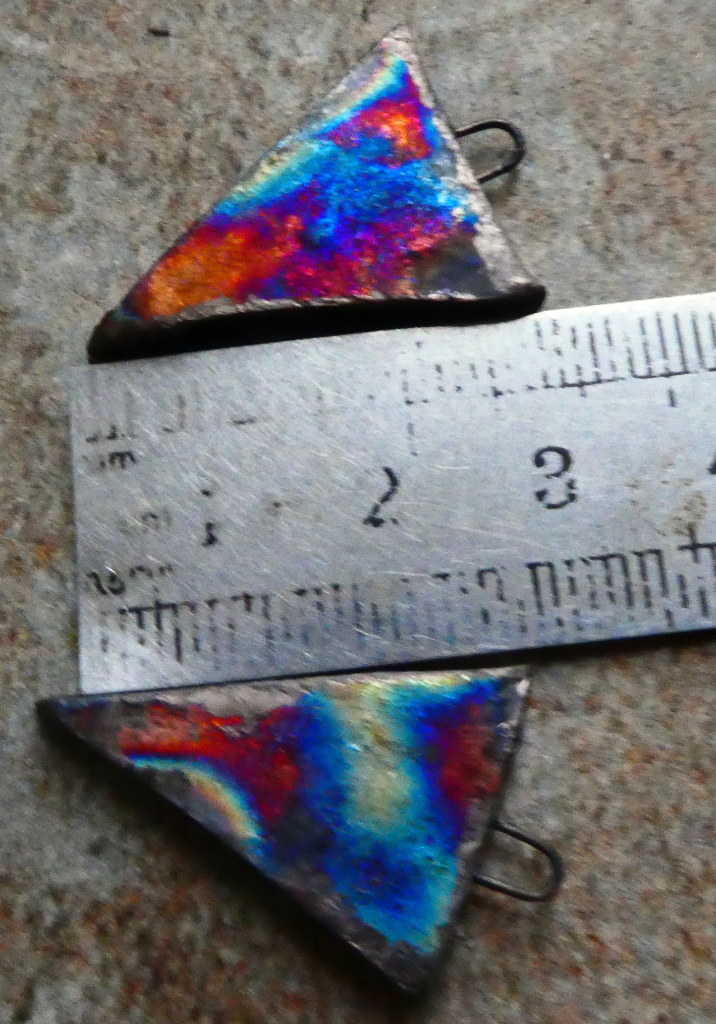 Spooky Decal Dagger Earring Charms - Wicked Witch #4