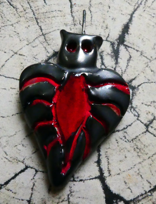 Ceramic Bat Pendant