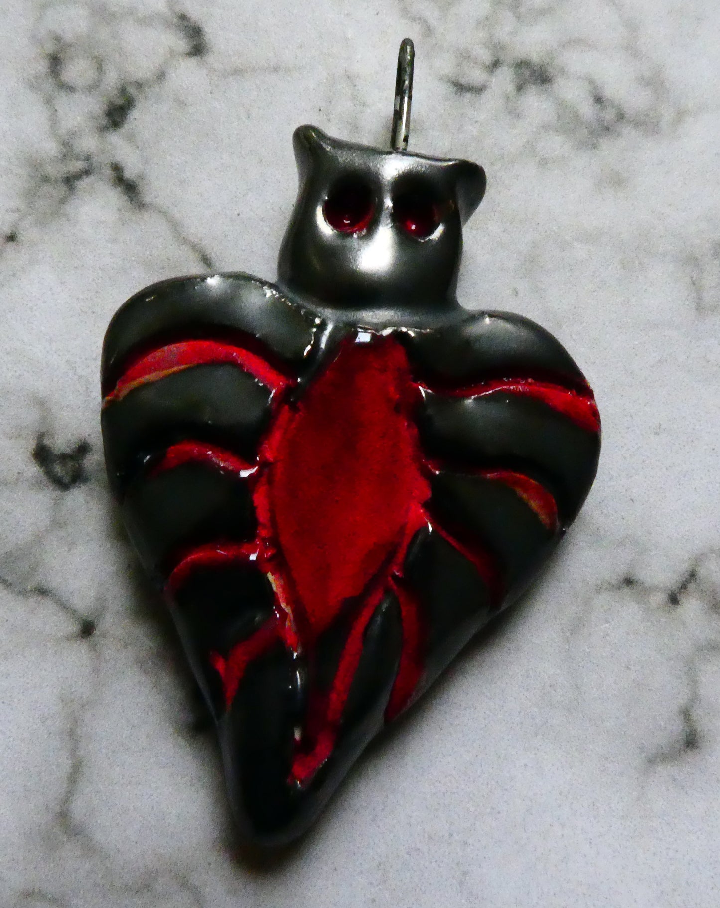 Ceramic Bat Pendant