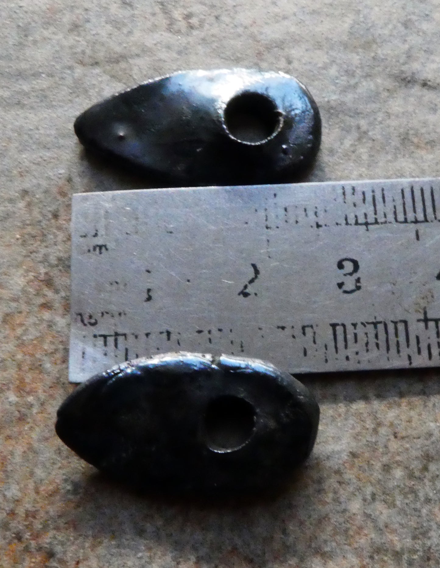 Ceramic Skinny Raku Irregular Shard Earring Charms