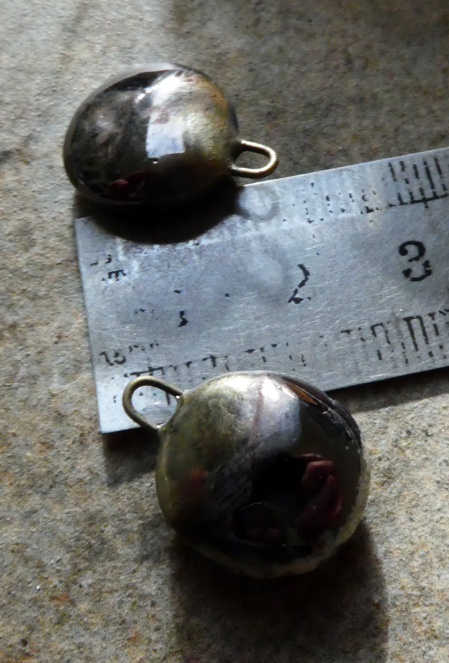 Ceramic Disc Drops Earring Charms -Patchy Black Lustre