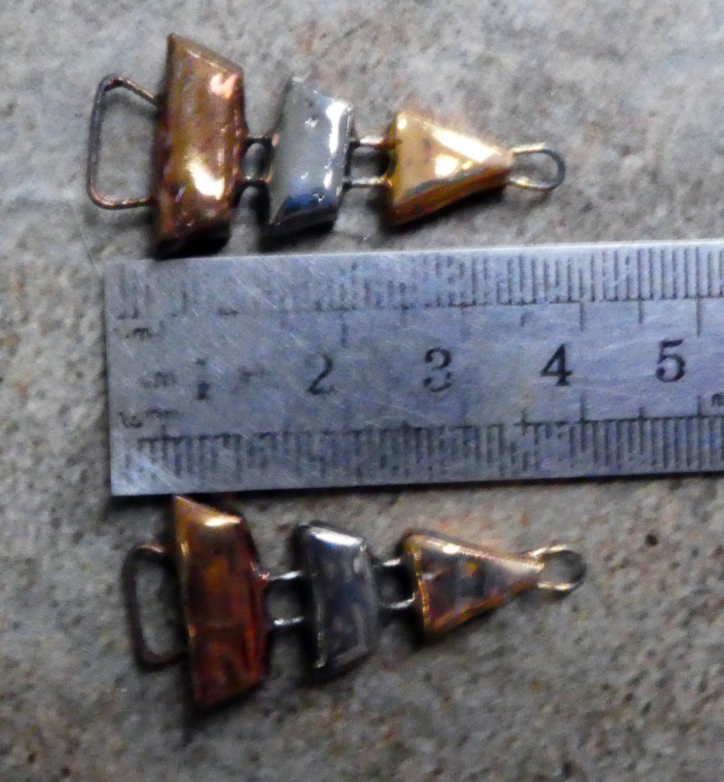 Ceramic Mixed Lustre Christmas Tree Earring Connectors