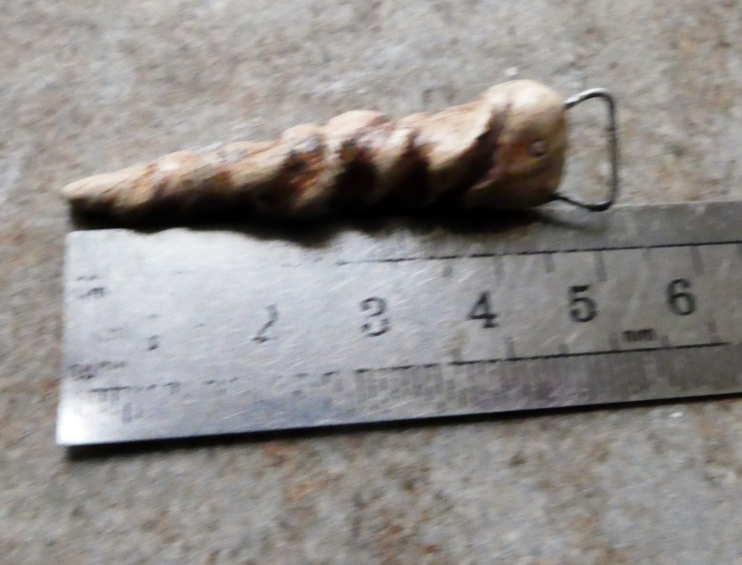 Ceramic Antelope Horn Pendant