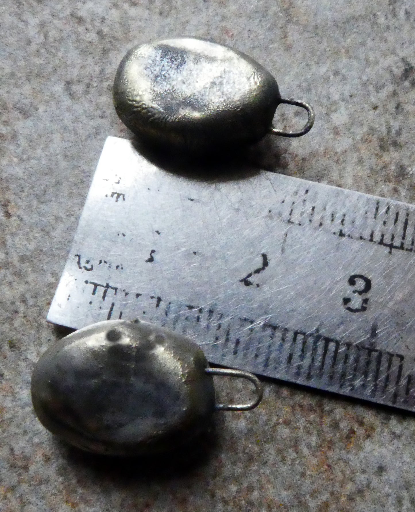 Ceramic Bronzy Coffee Bean Earring Charms