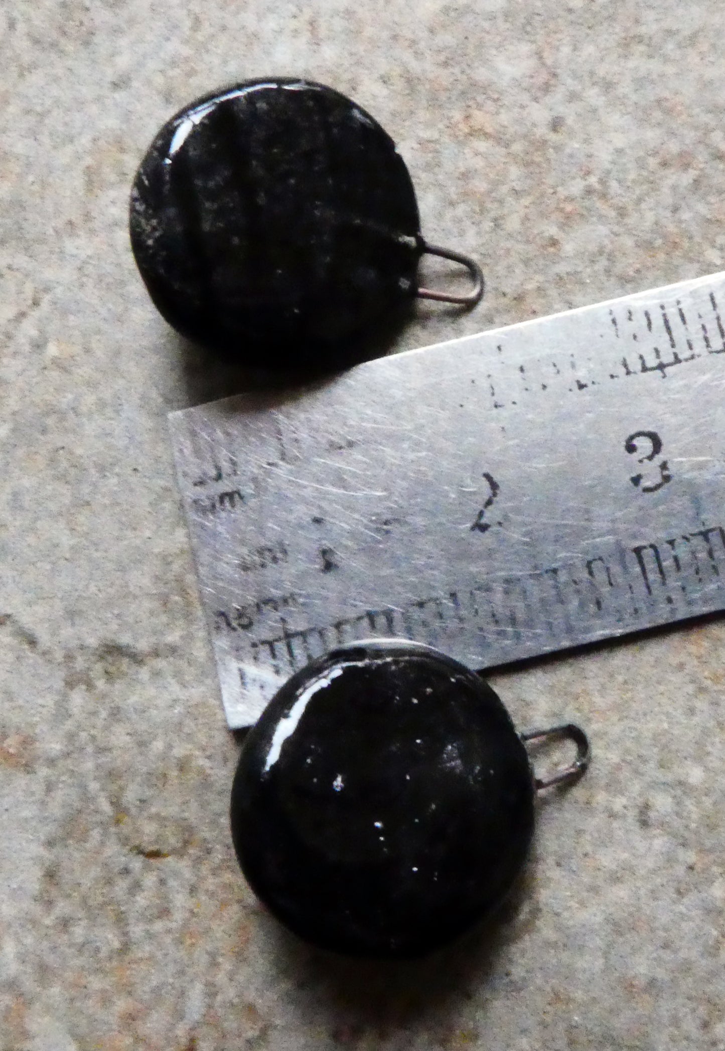 Ceramic Earring Charms -Poking Tongues #1