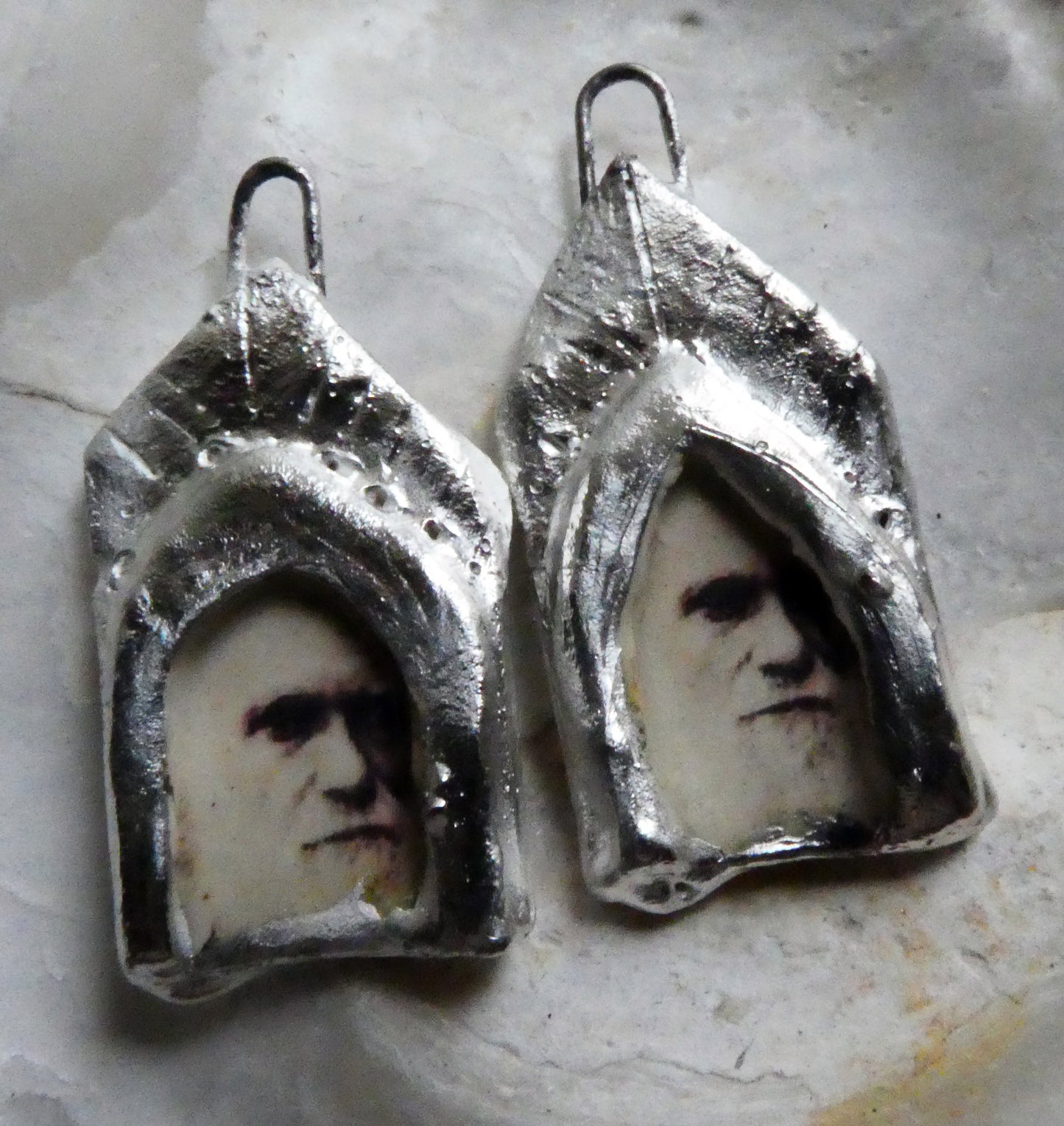 Ceramic Darwin's House Earring Charms