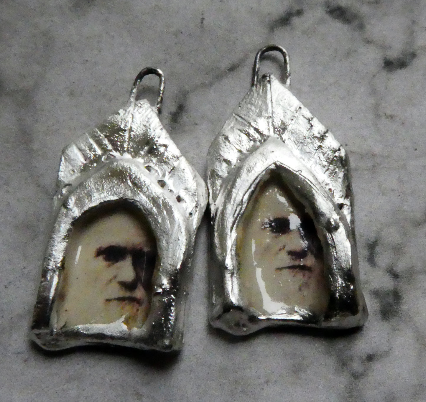 Ceramic Darwin's House Earring Charms