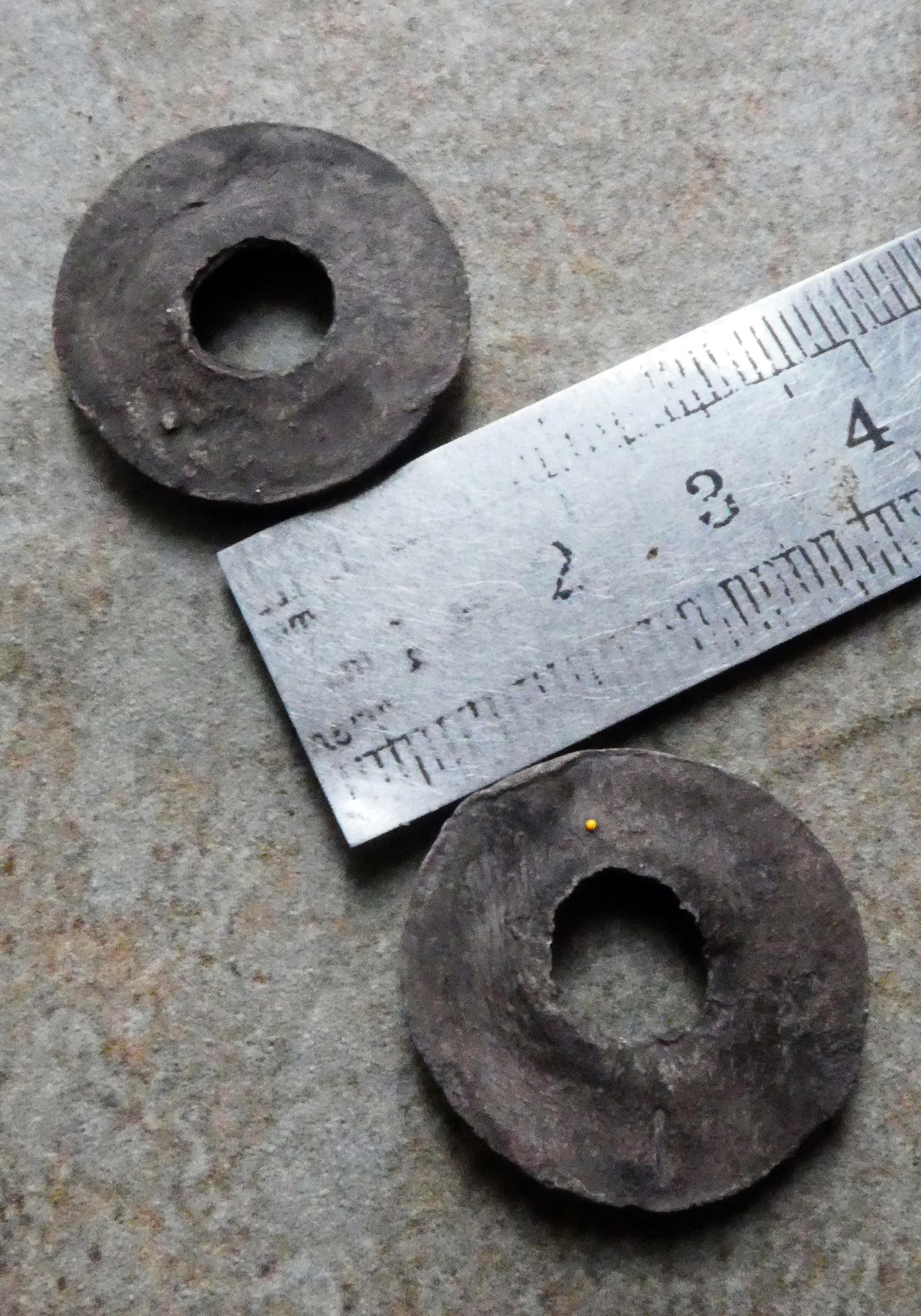 Ceramic Driftwood Hoop Beads