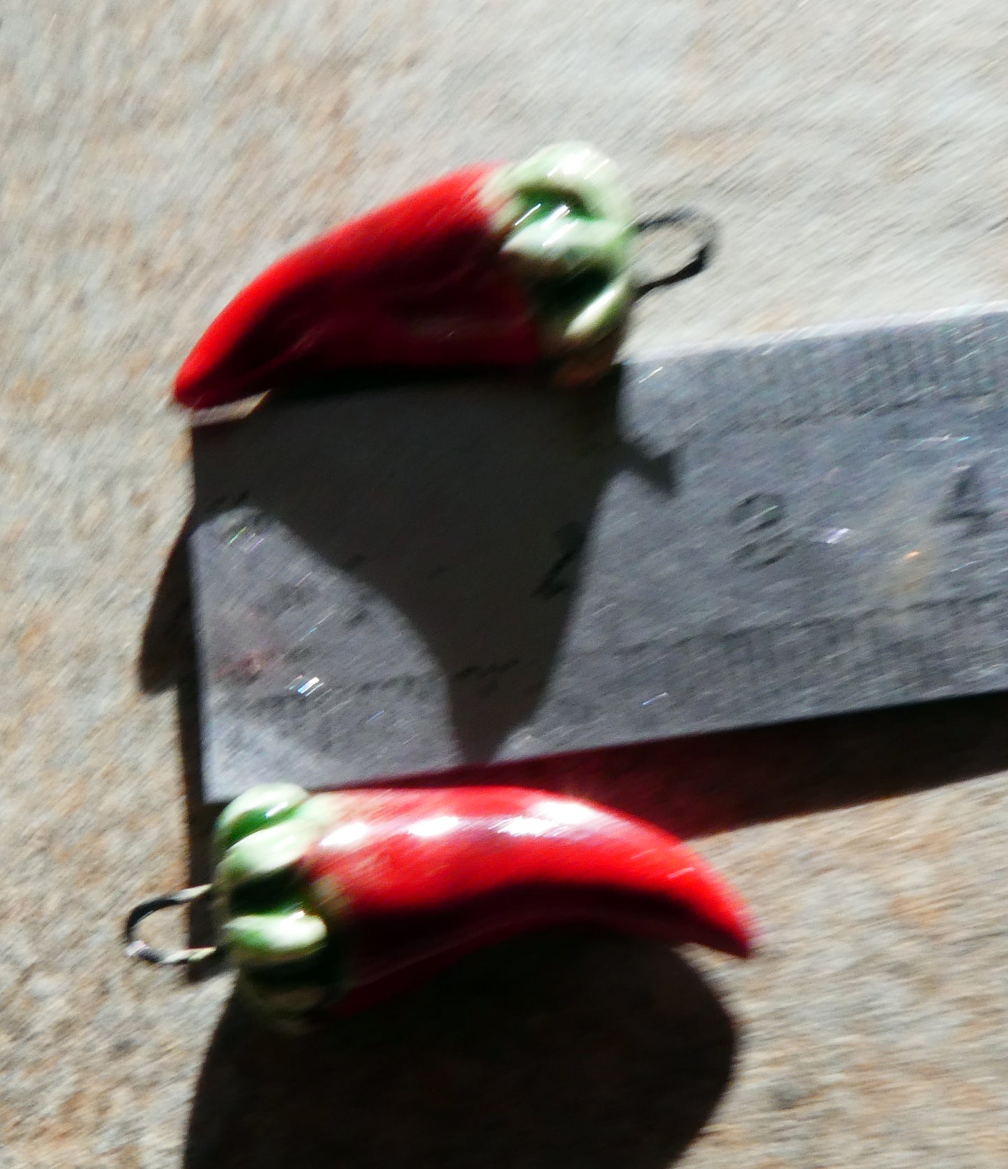 Ceramic Chilli Earring Charms