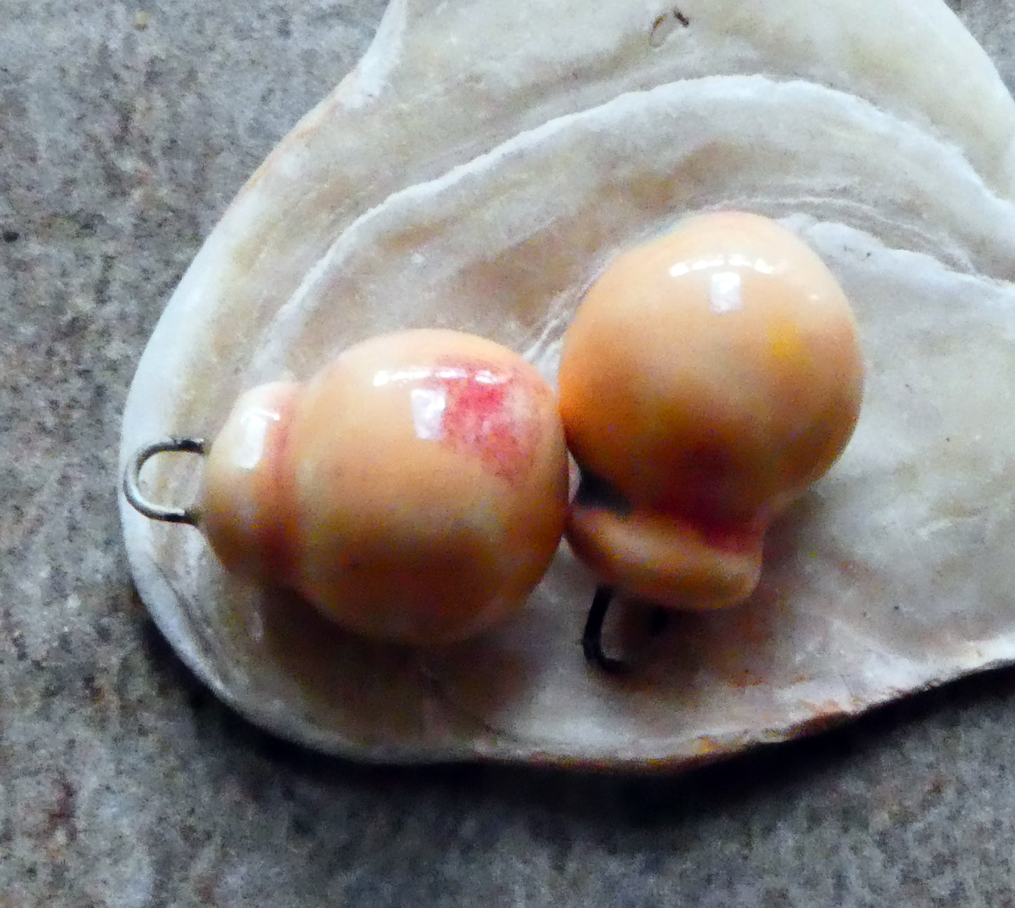 Ceramic Little Drops - Bobbles -Peach Party