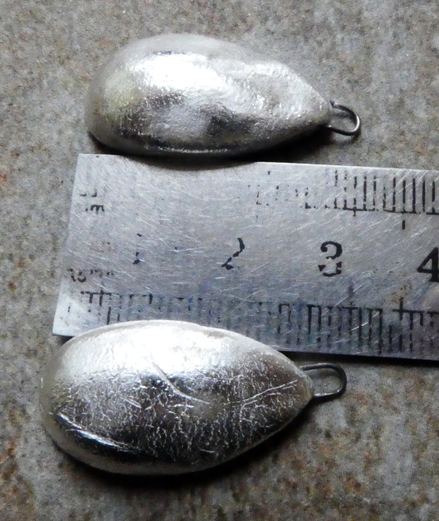 Ceramic Scoop Charms - Fine Silver