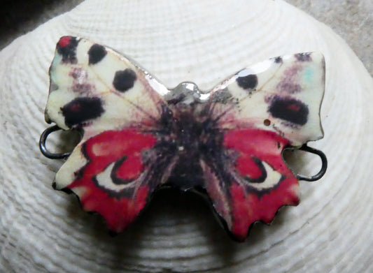 Ceramic Decal Butterfly Bracelet Bar - #2