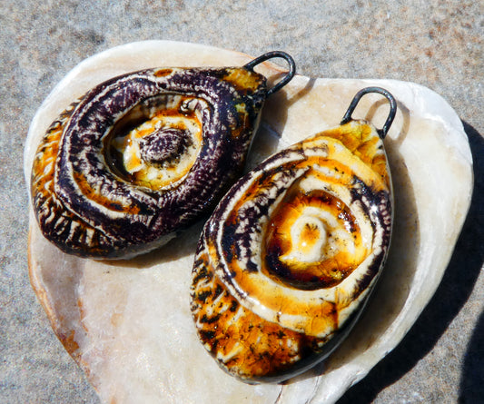 Ceramic Organic Textured Drops - Dune