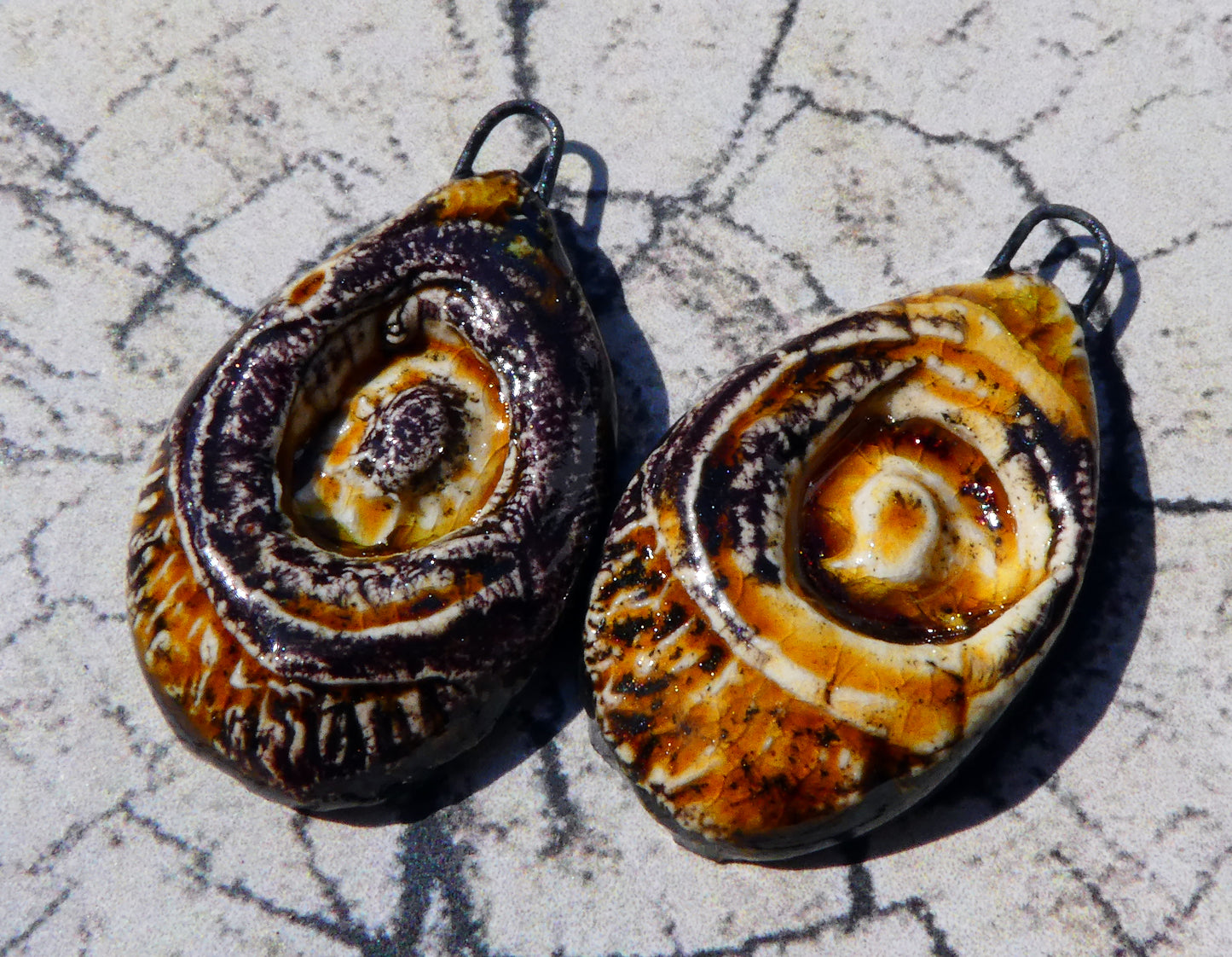 Ceramic Organic Textured Drops - Dune