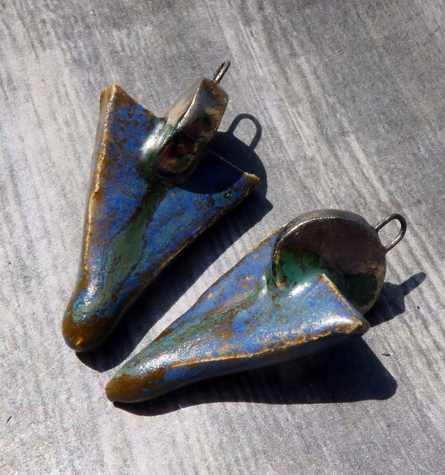 Ceramic Chunky Dagger Charms -Idaho