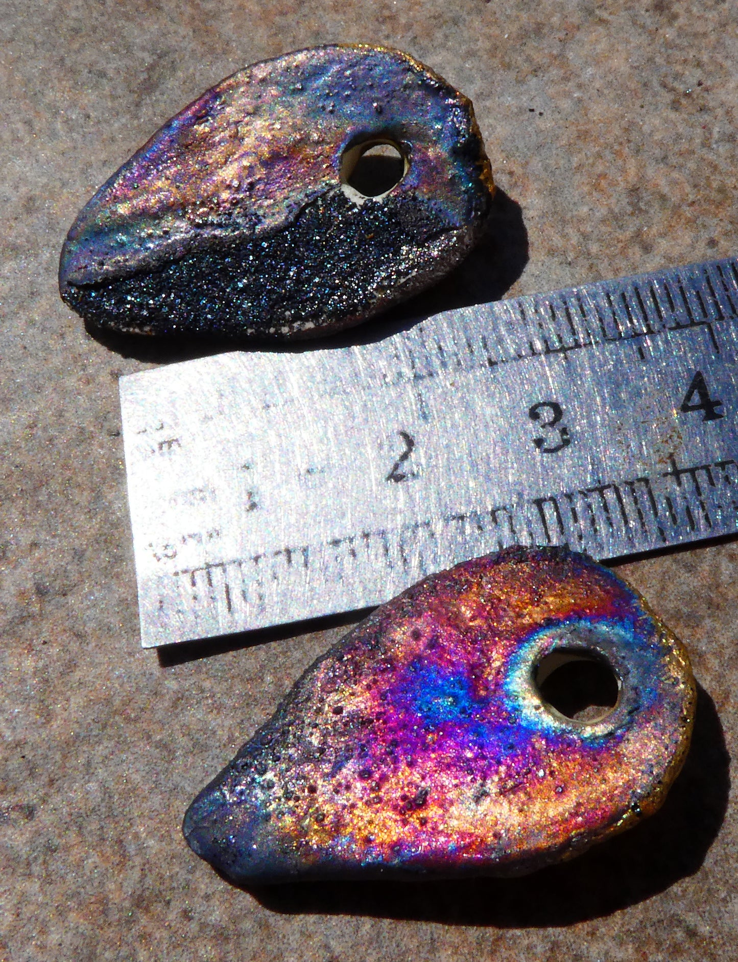 Ceramic New Rock Shard Earring Charms