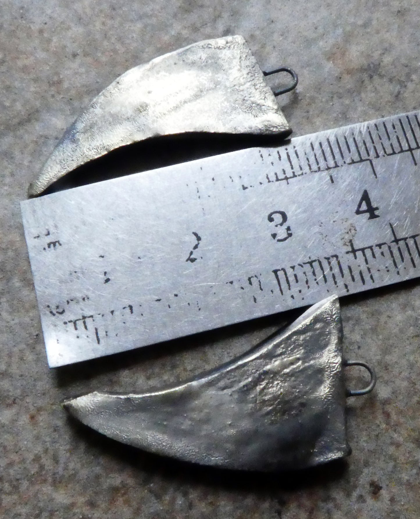 Ceramic Croc Claw Earring Charms- Lime