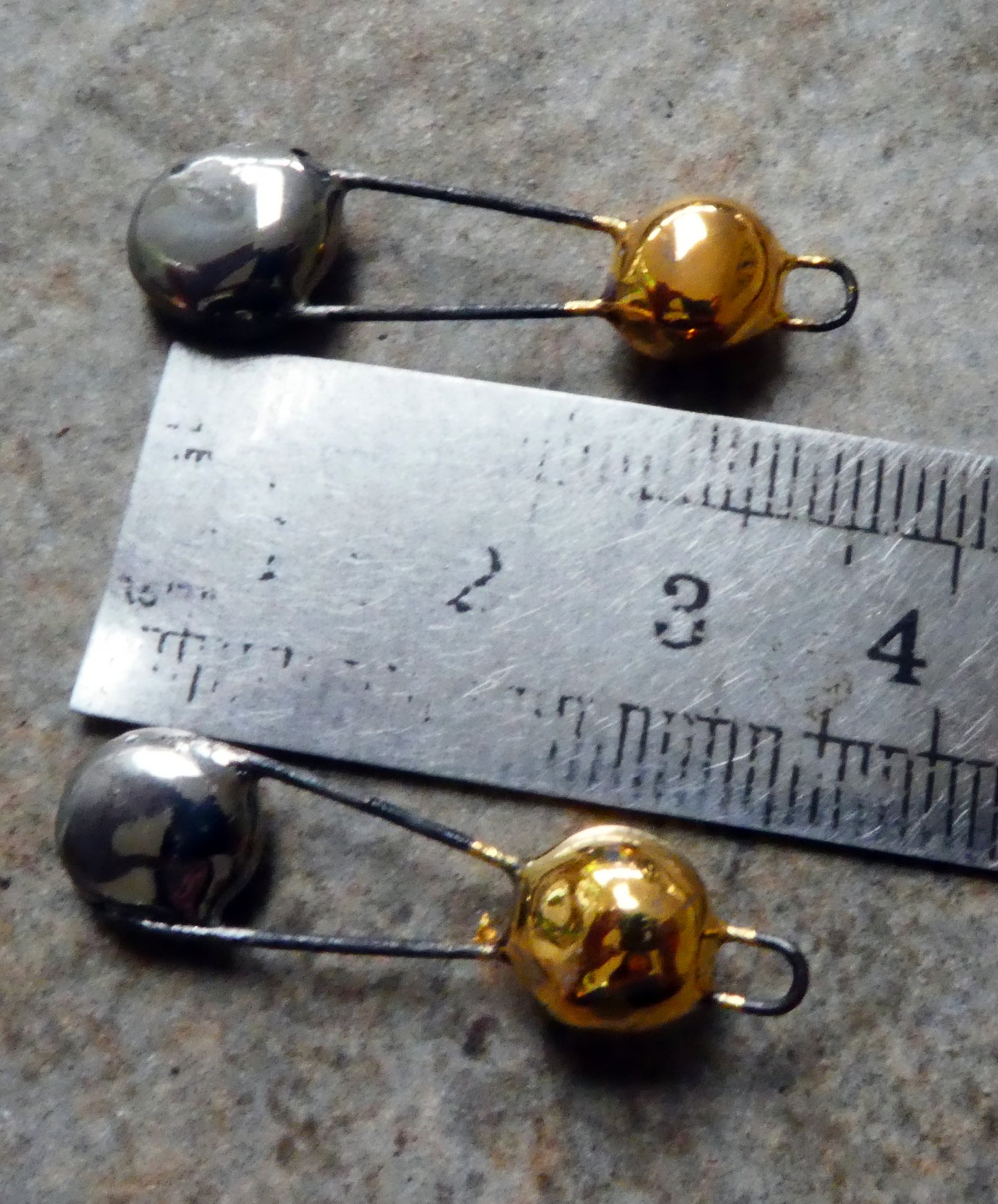 Ceramic Disc Sling Charms -Gold and Platinum