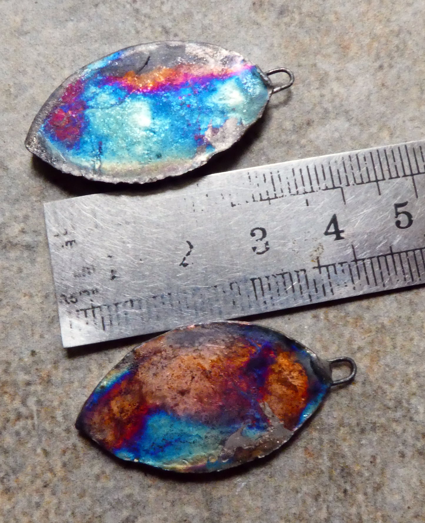 Ceramic Floral Pattern Decal Earring Drops #32