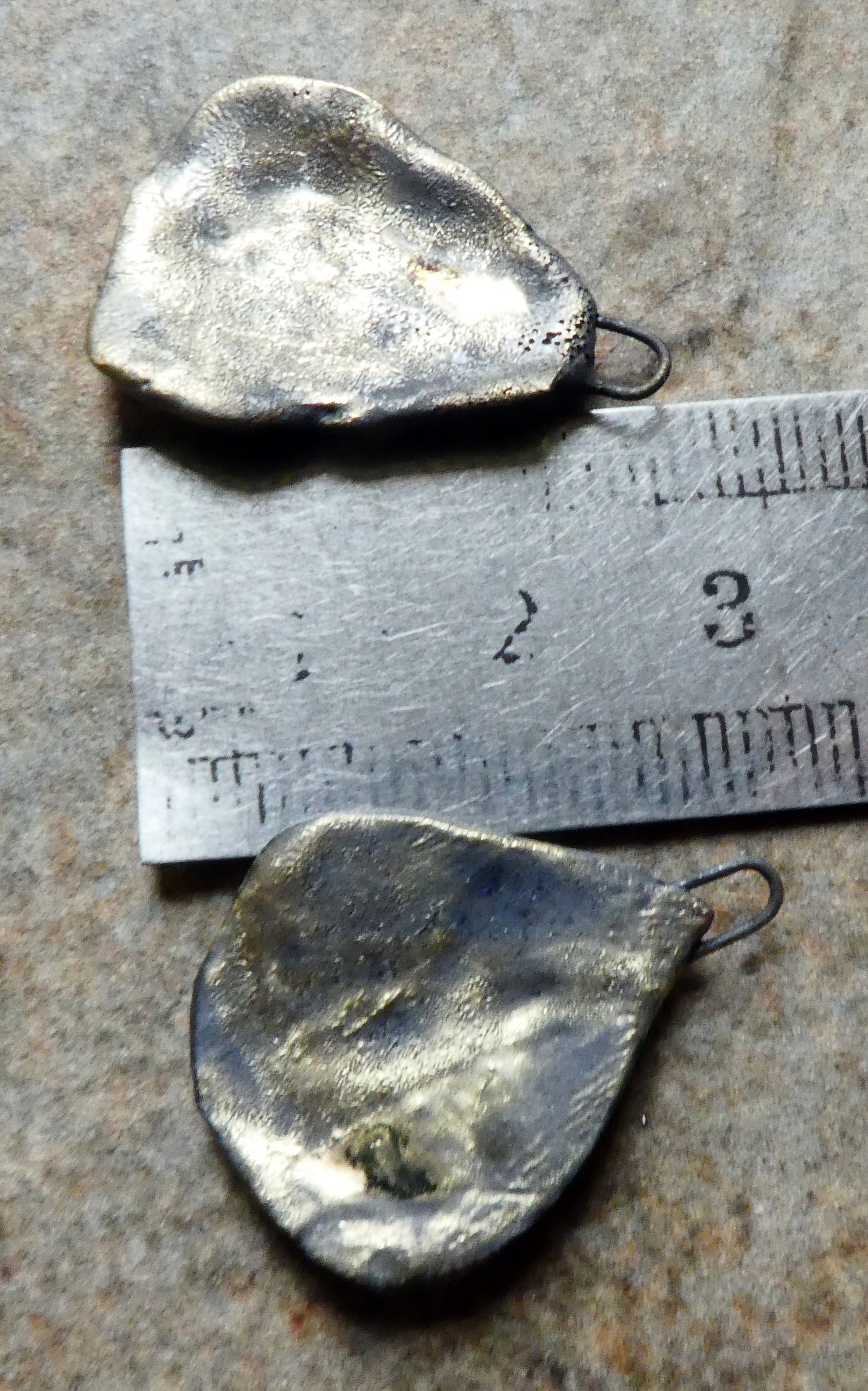 Ceramic Seastone Textured Charms#2 - Green Tea