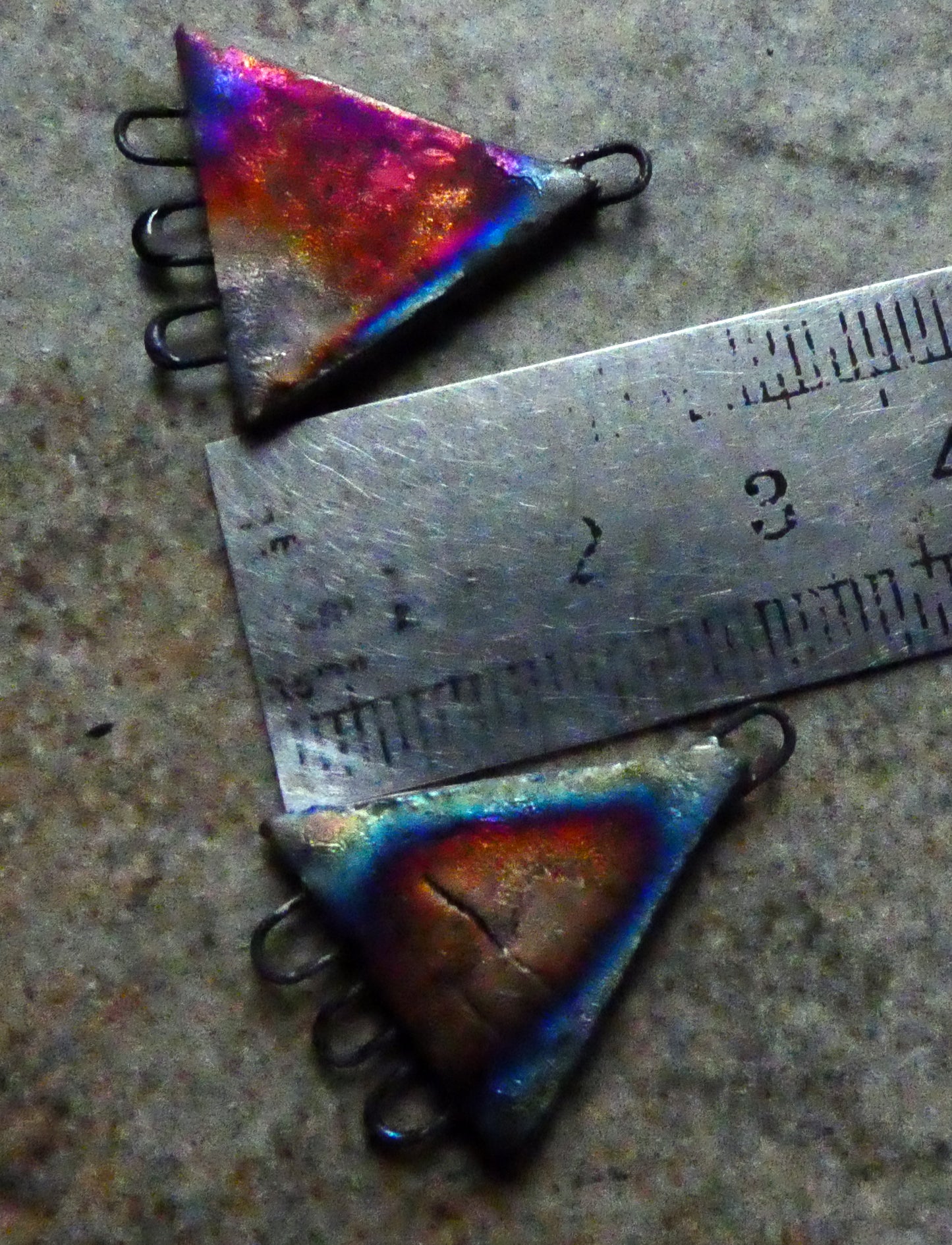 Ceramic All Seeing Eye Decal Earring Connectors #11