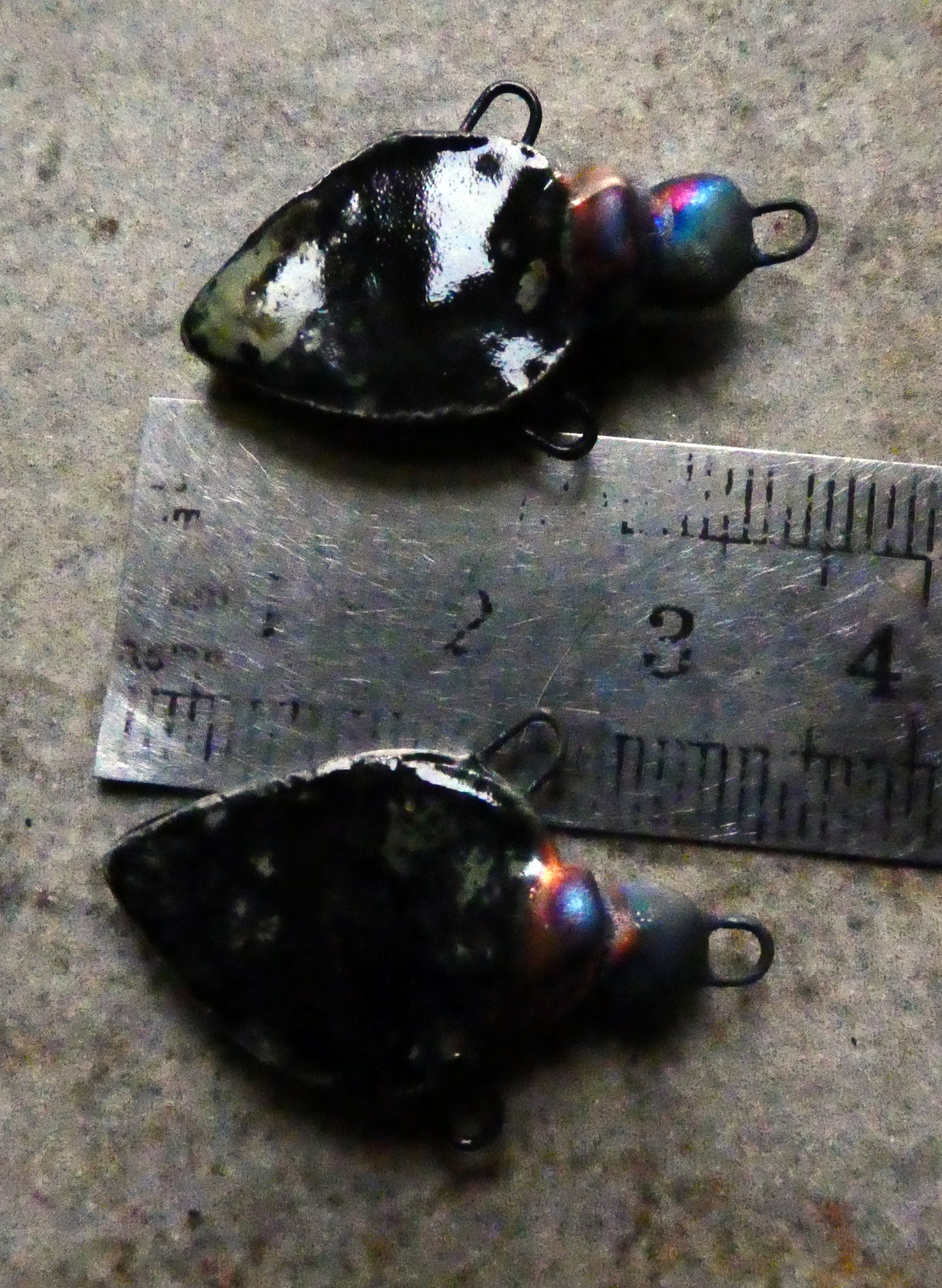 Ceramic Poison Bottle Earring Connectors #6