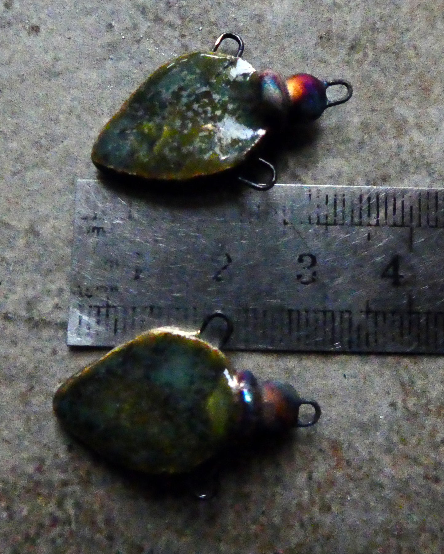Ceramic Poison Bottle Earring Connectors #11