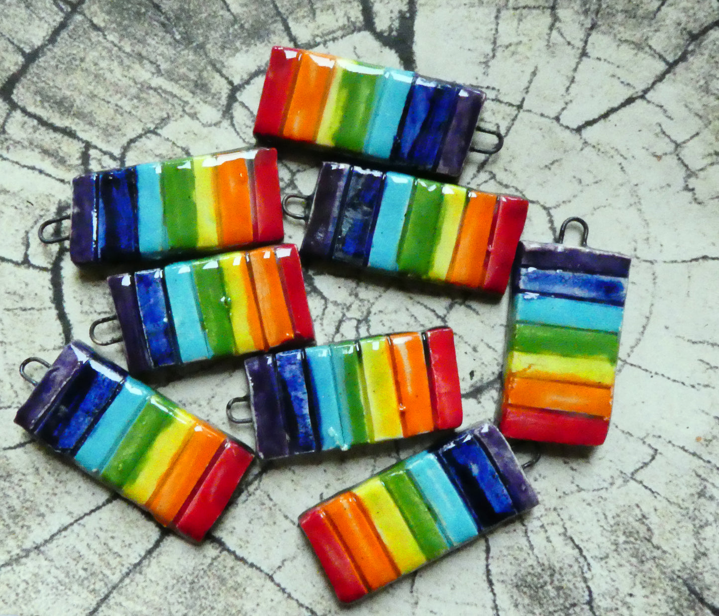 Ceramic Chakra Earring Charms