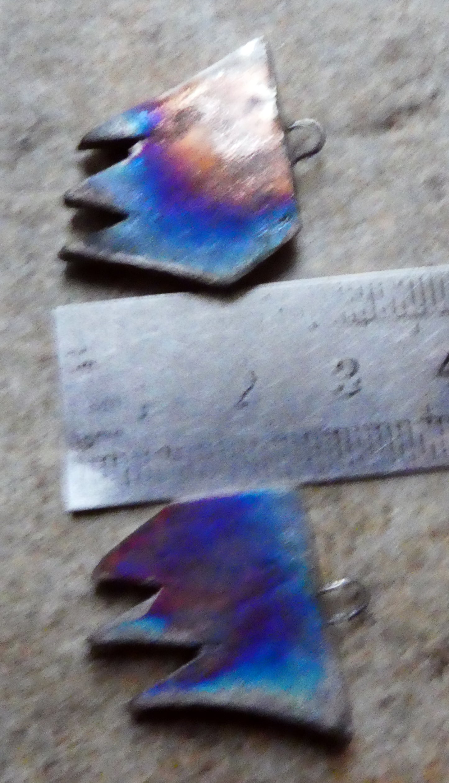 Ceramic Horror Decal Earring Charms - Dracula and Victim #2