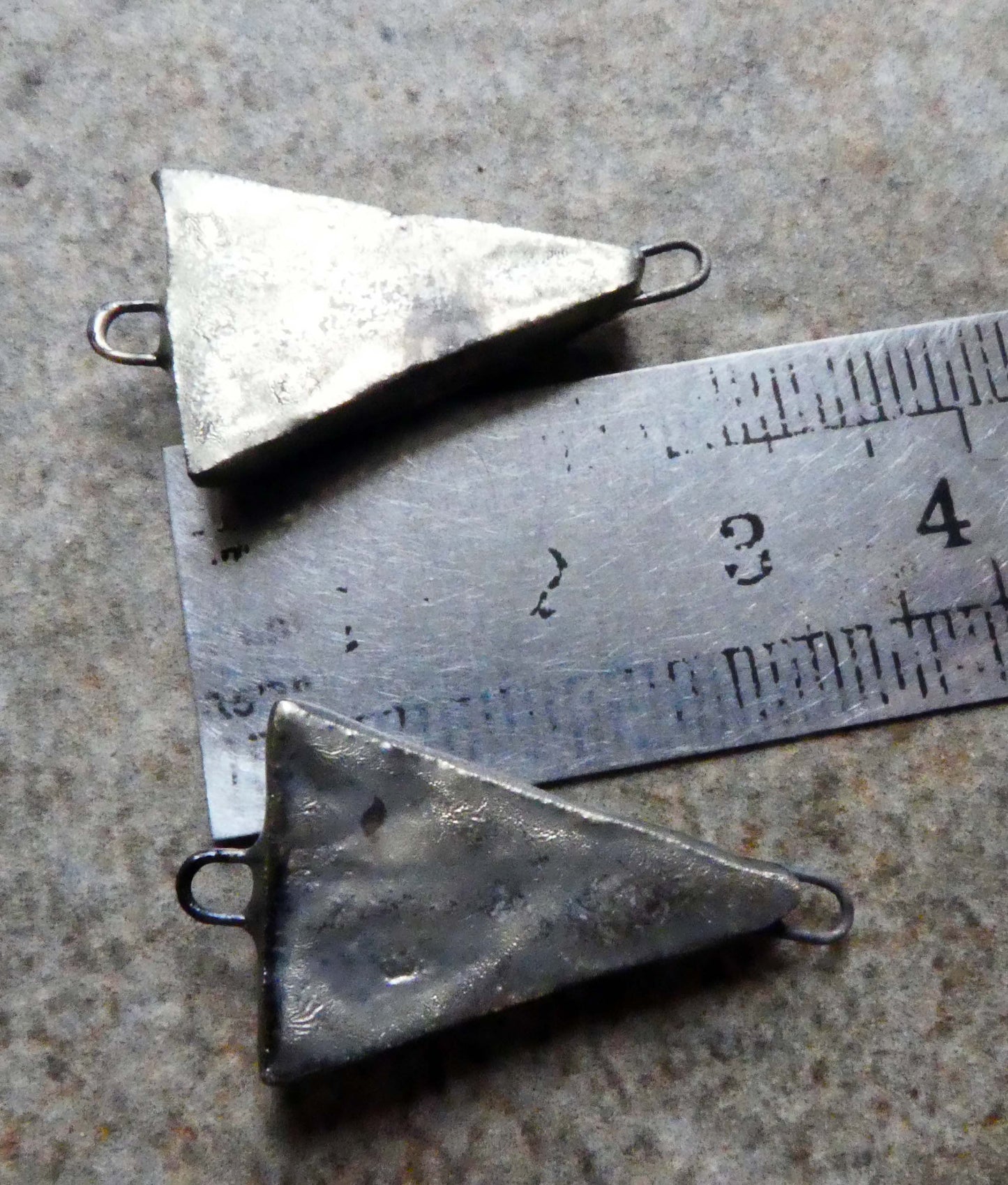 Ceramic Lichen Tree Earring Connectors -Algae Bloom