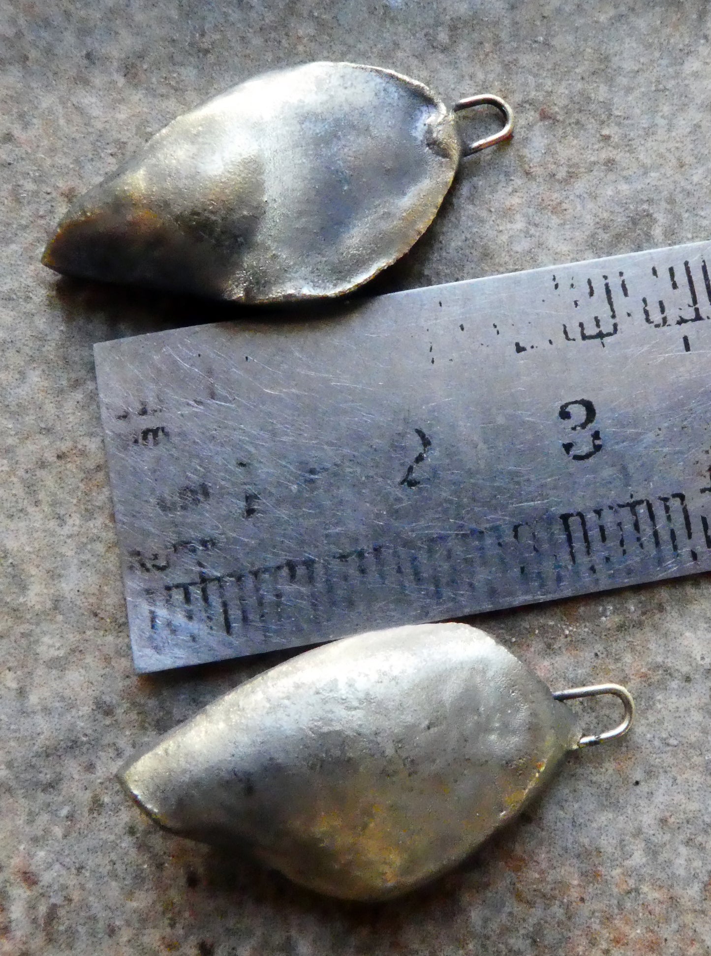 Ceramic Super Slim Autumn Leaf Charms #9