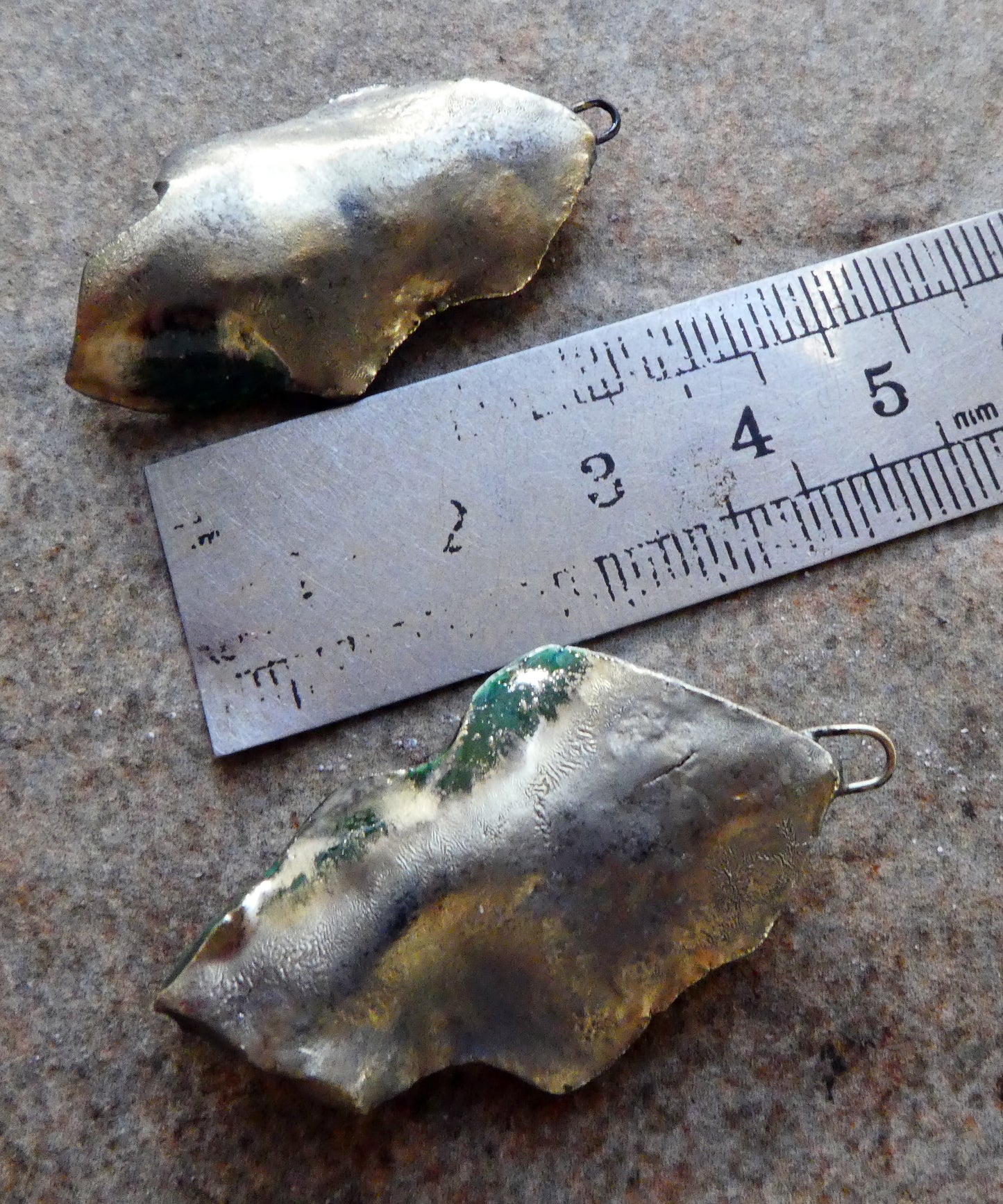 Ceramic Super Slim Autumn Leaf Charms #17