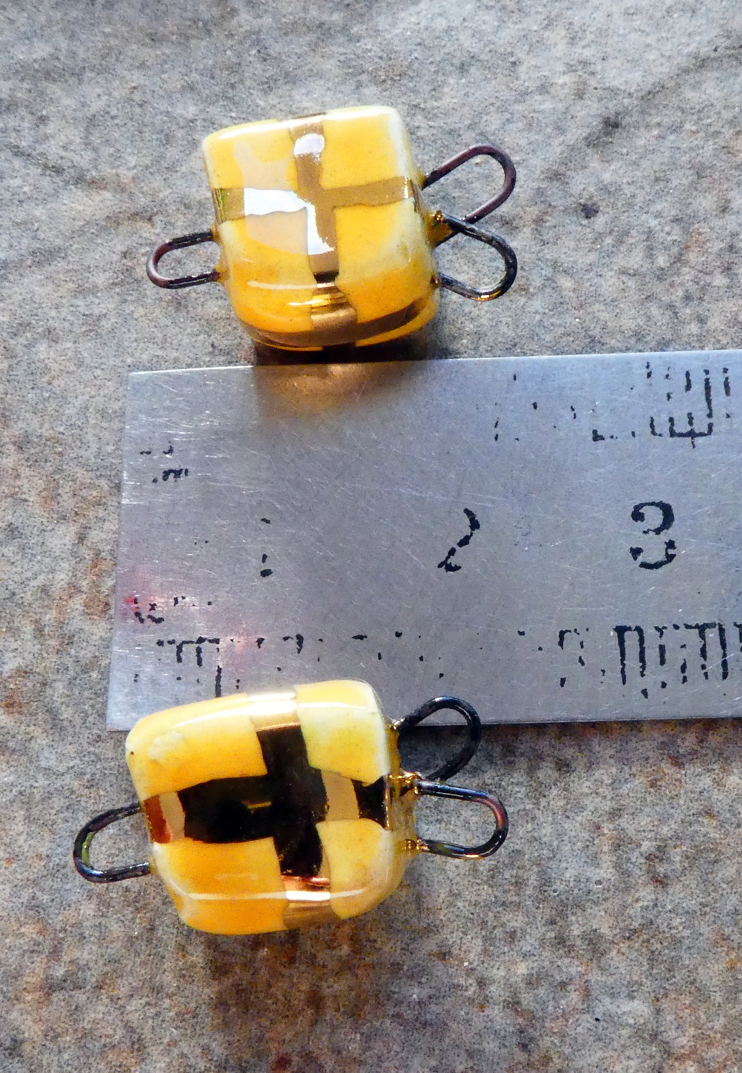 Ceramic Gift Box Connectors -Yellow