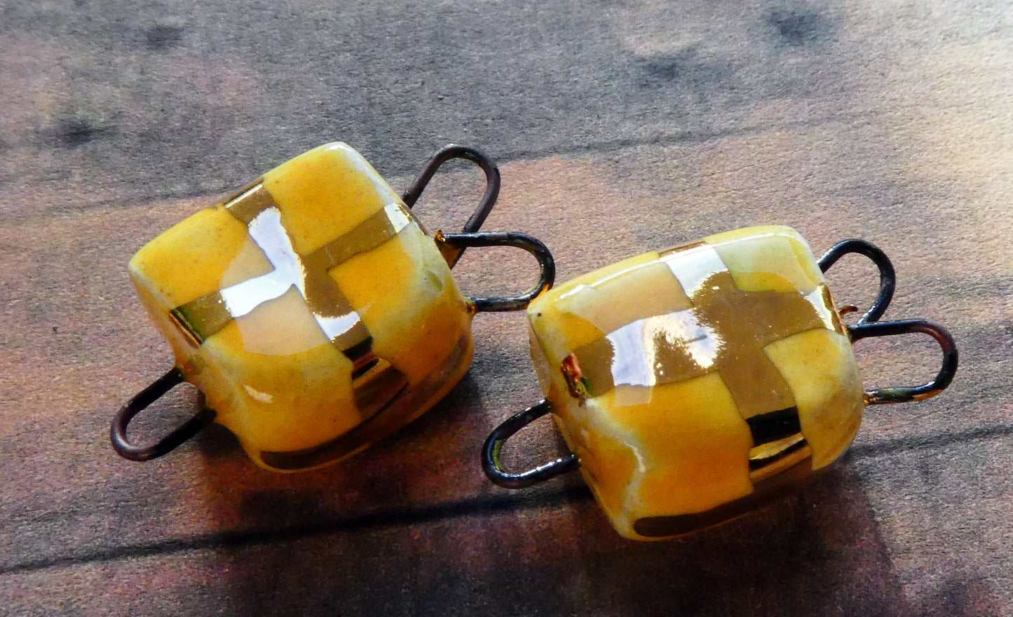 Ceramic Gift Box Connectors -Yellow