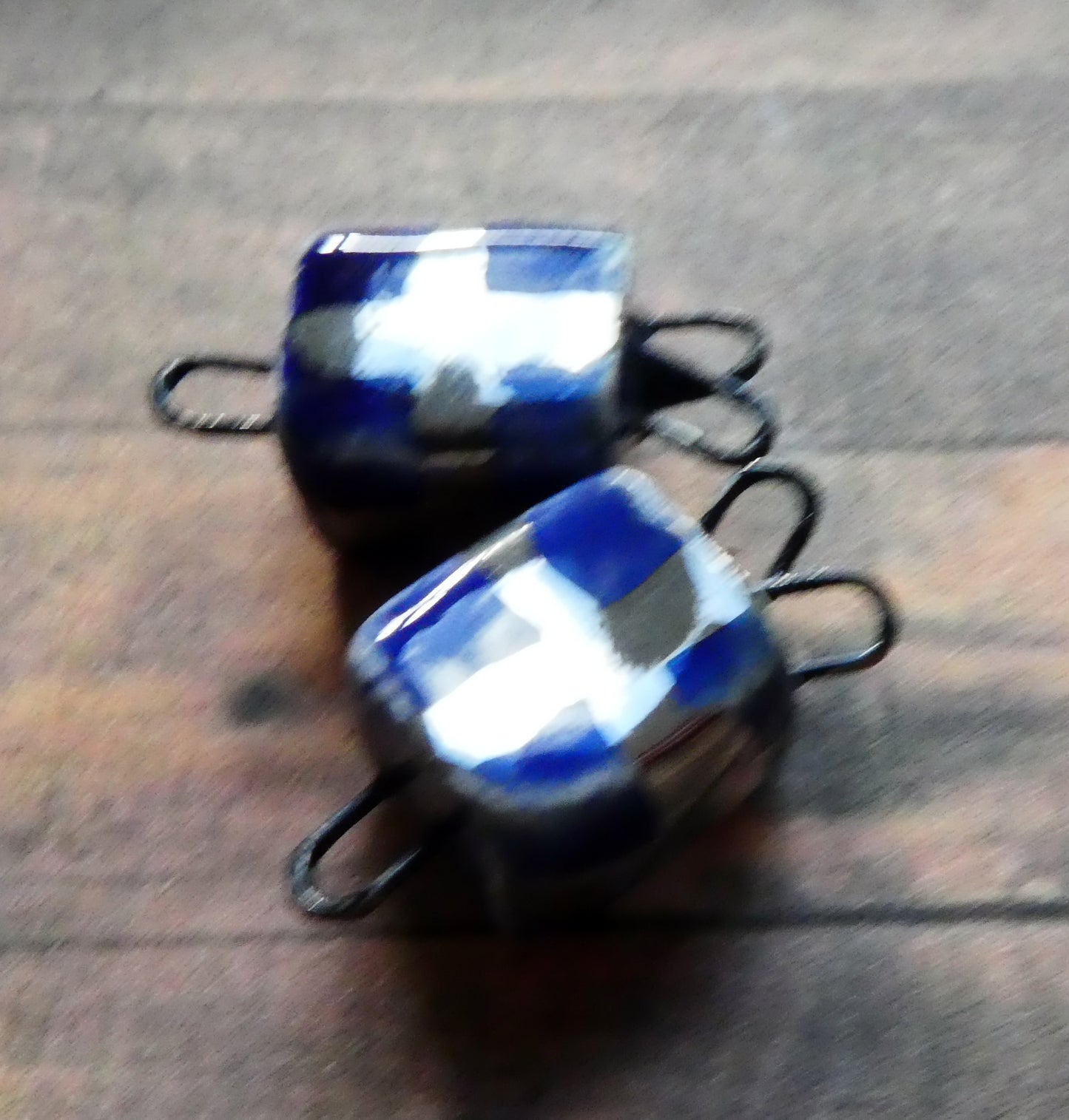 Ceramic Gift Box Connectors -Mirror Blue