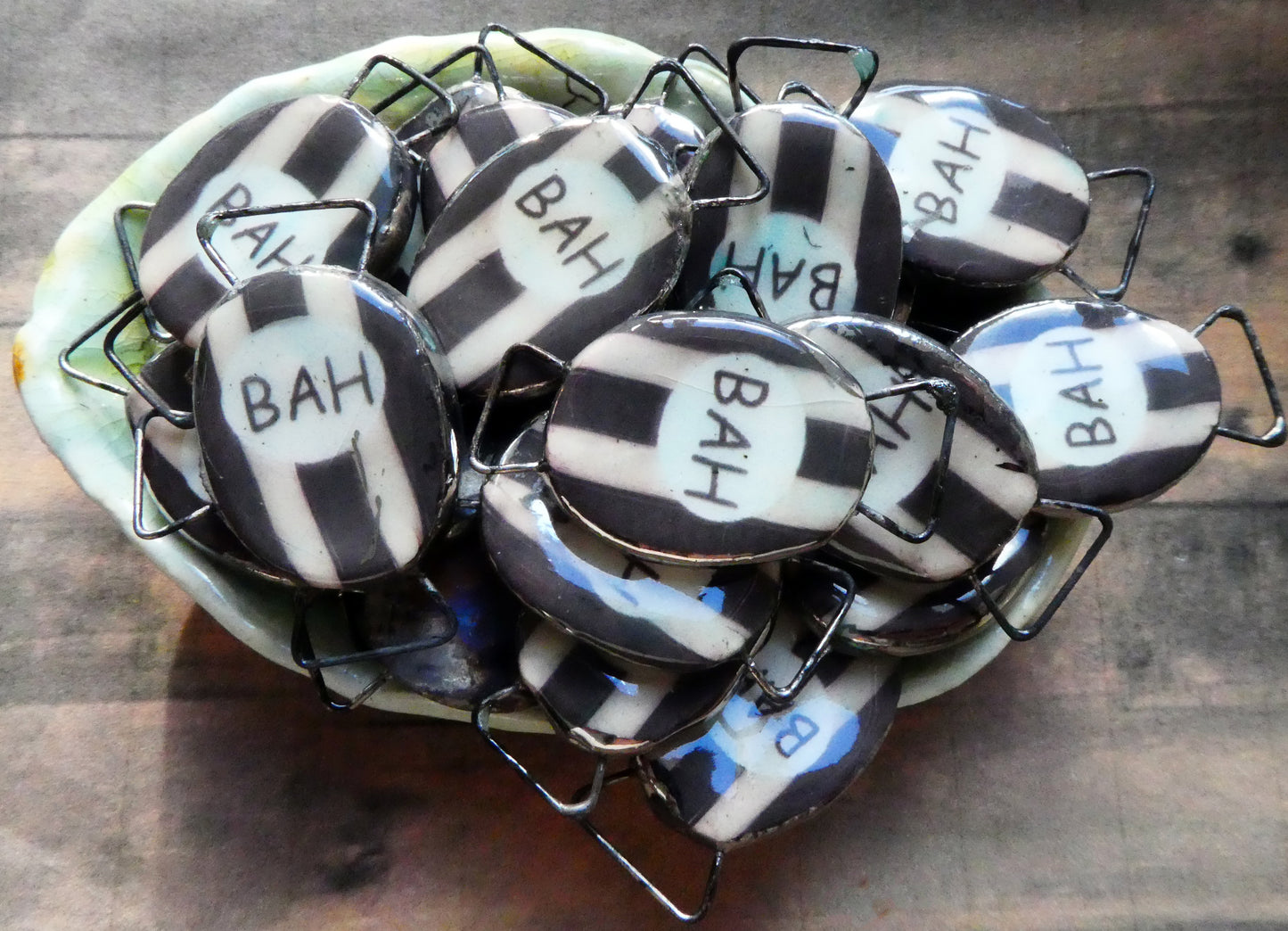 Ceramic Bah Humbug Connectors