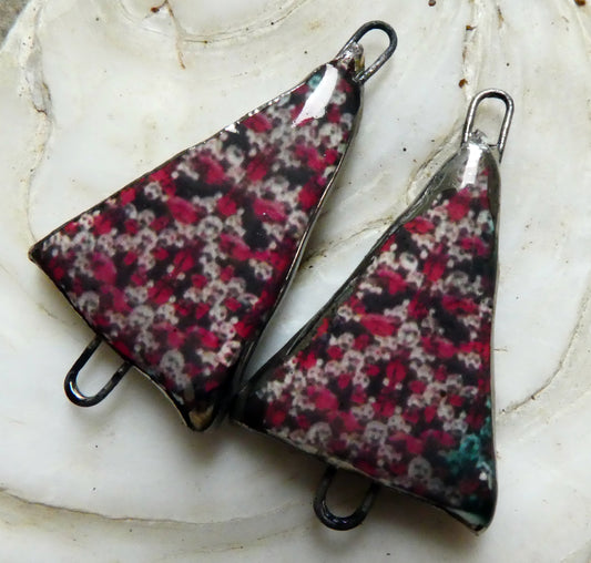 Ceramic Beaded Tree Decal Connectors #3