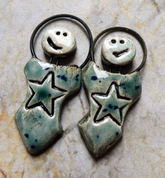 Ceramic Simple Souls Goddess Charms -Sea Urchin