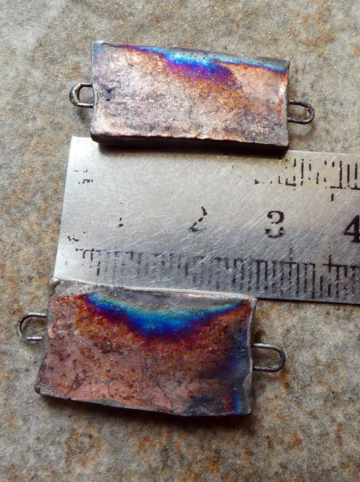 Ceramic Frida Photographic Earring Connectors - #4