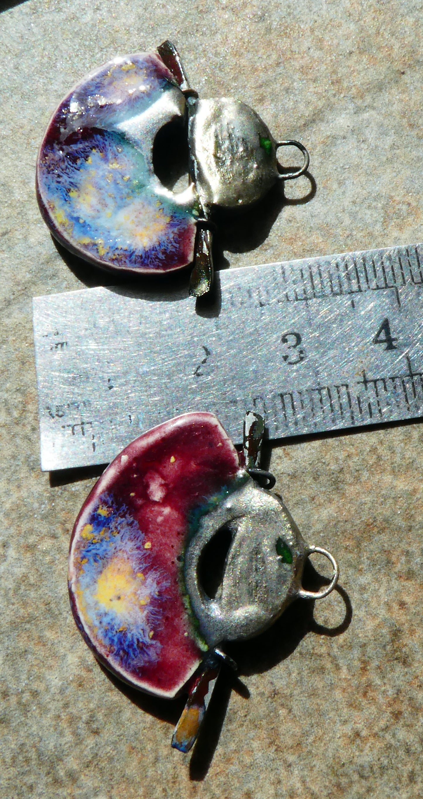 Ceramic Samurai Inspired Charms -Sailors Delight