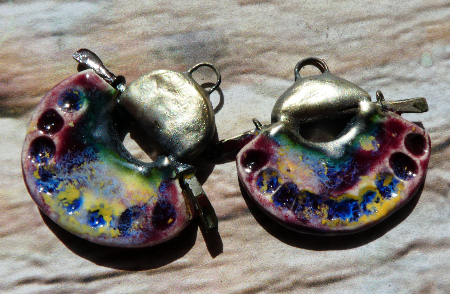 Ceramic Samurai Inspired Charms -Sailors Delight