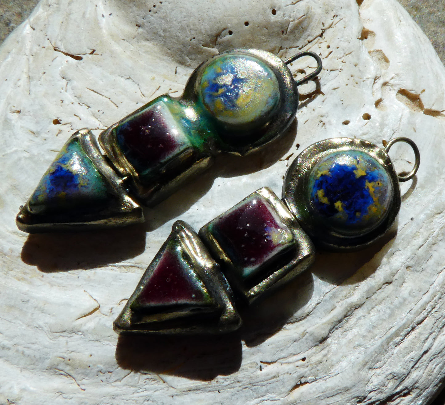 Ceramic Moulded Stack Charms - Sailors Delight