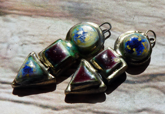 Ceramic Moulded Stack Charms - Sailors Delight