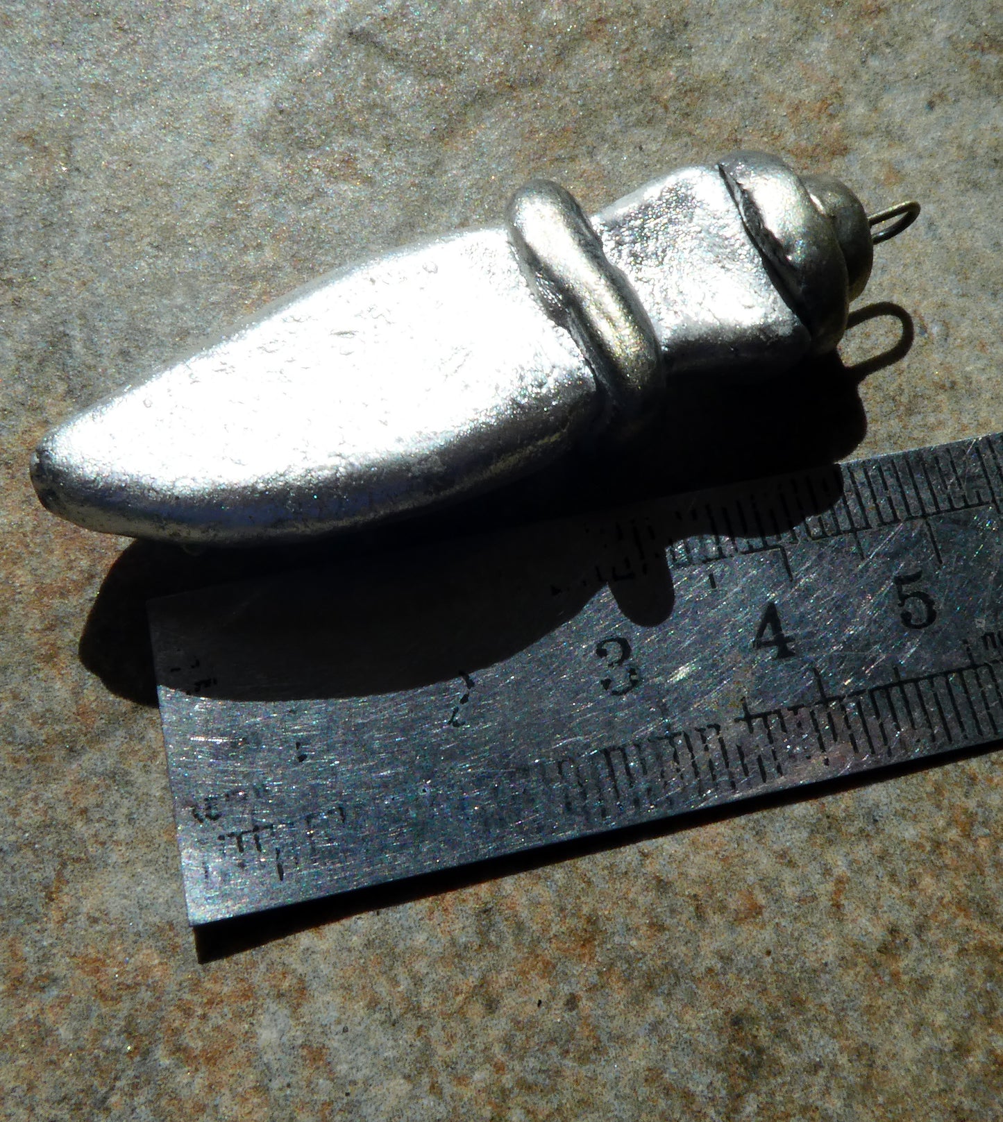 Ceramic Tuareg Inspired Bottle Pendant