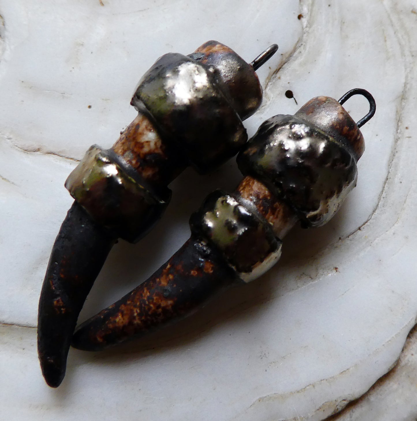 Banded Horn Charms